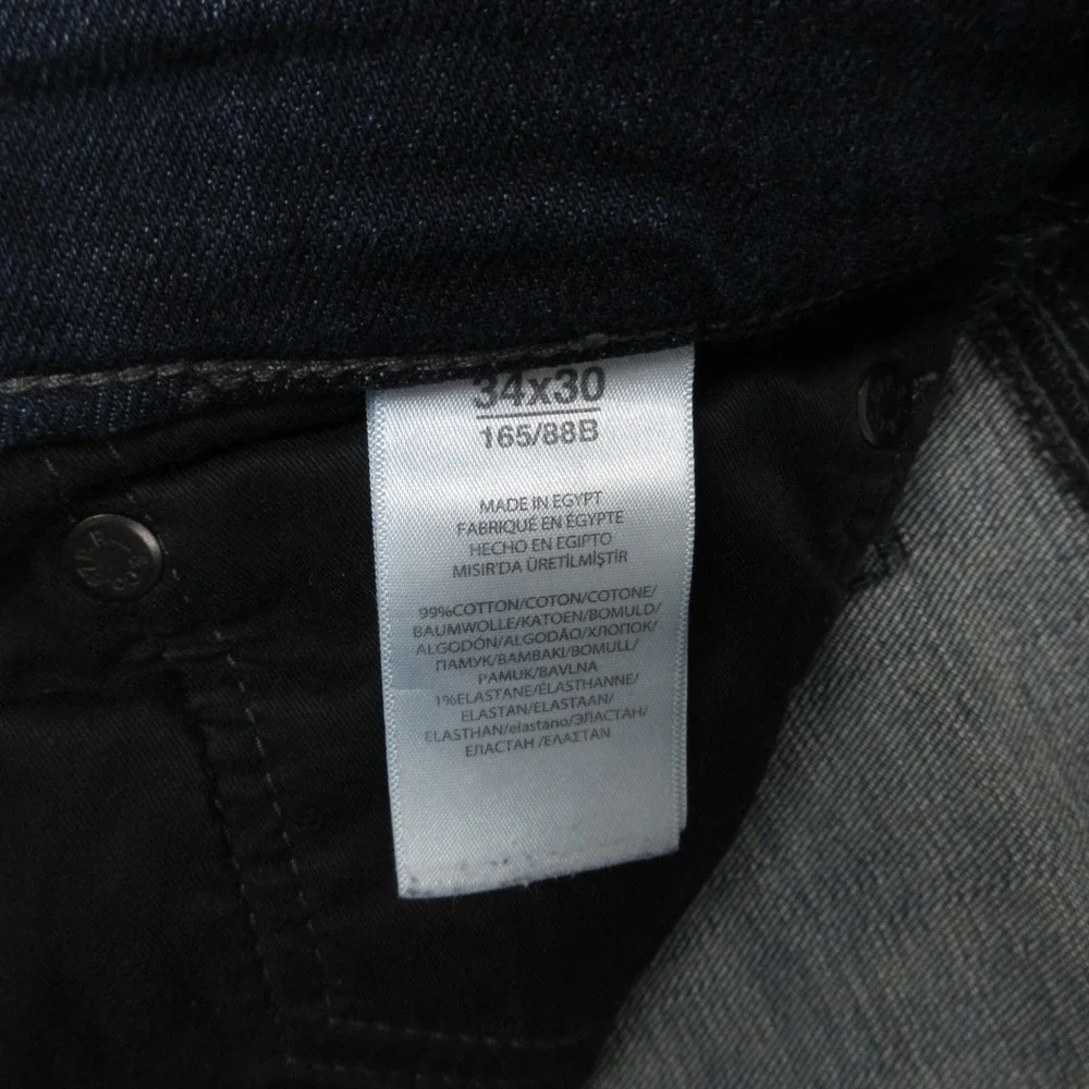 Polo Ralph Lauren Jeans Mens 34x30 Blue Sullivan Slim Moto Biker Fade Denim Pant